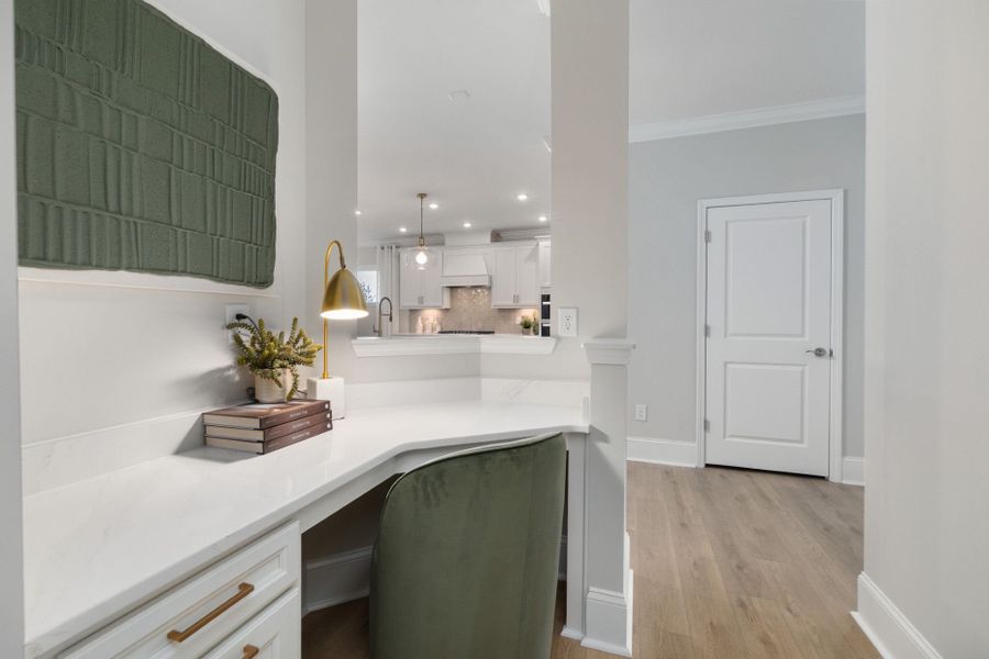 Representative furnished interior of a home built from the Continental by Pulte Homes in Mailman Post, Knightdale (Image 40).