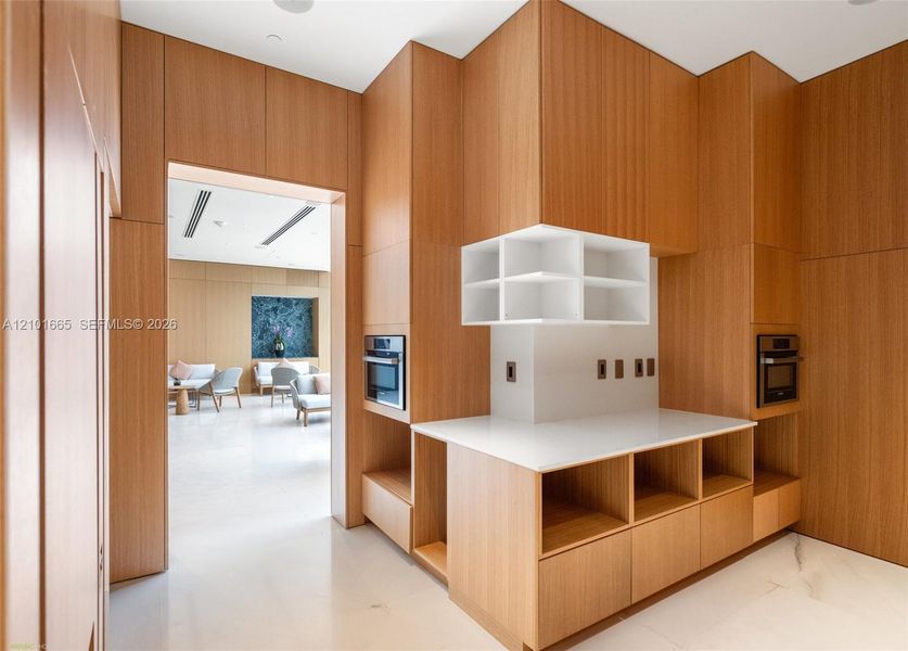 Furnished interior view inside a new home in Aston Martin Residences, Miami (Image 13).