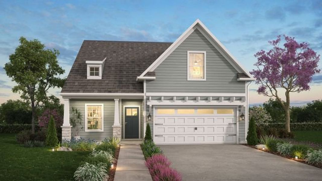 Representative exterior photo of a completed home built from the Abington by True Homes in Benson Village, Benson, NC (Image 2).