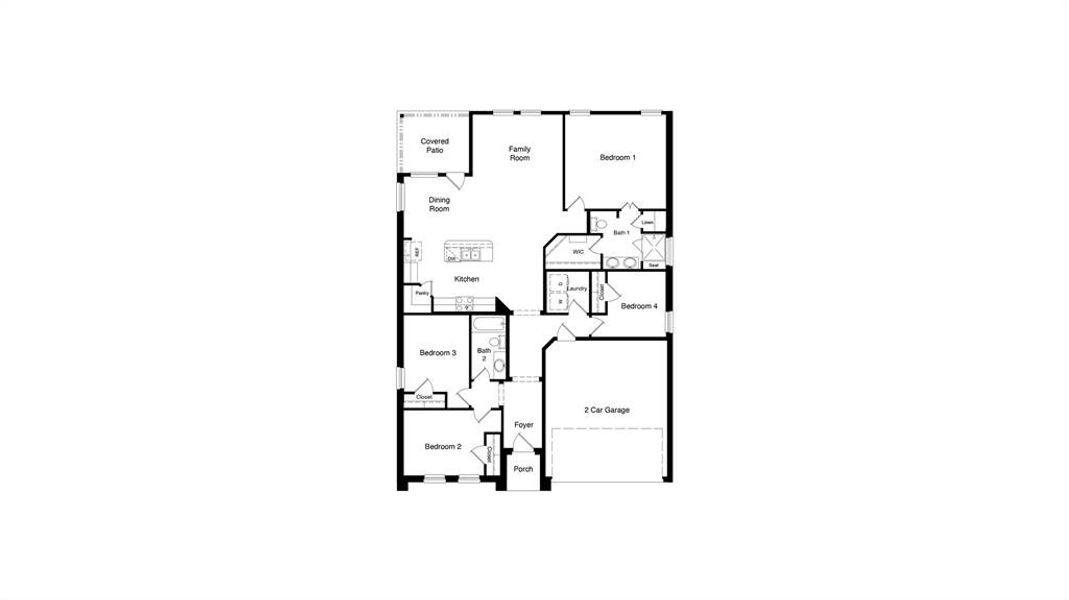 D.R. Horton's  Carlsbad Floorplan - All Home and community information, including pricing, included features, terms, availability and amenities, are subject to change at any time without notice or obligation. All Drawings, pictures, photographs, video, square footages, floor plans, elevations, features, colors and sizes are approximate for illustration purposes only and will vary from the homes as built.