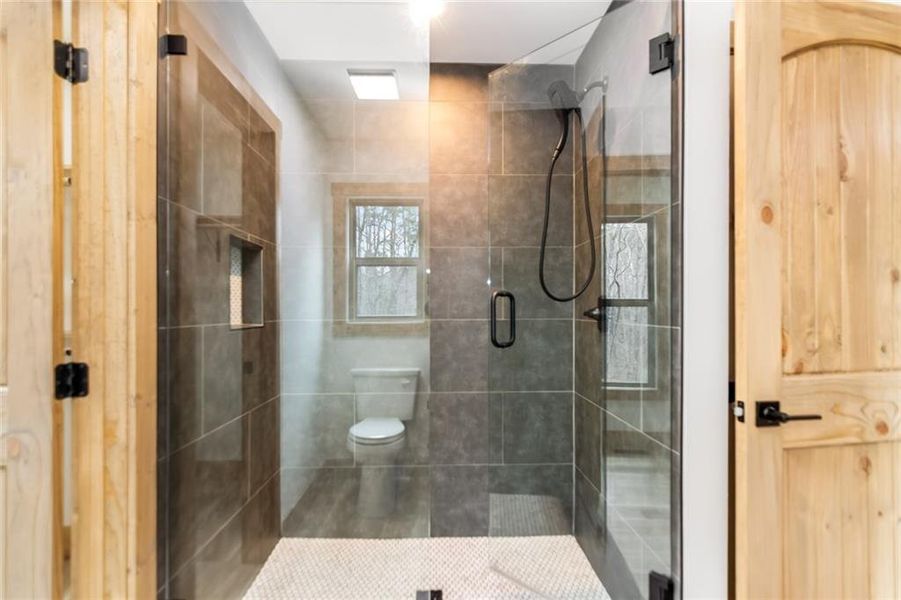 Close-up of interior finishes inside a home in , Ellijay (Image 19).