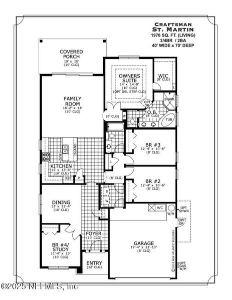 2D floor plan layout of this home in , Jacksonville, FL (Image 5).