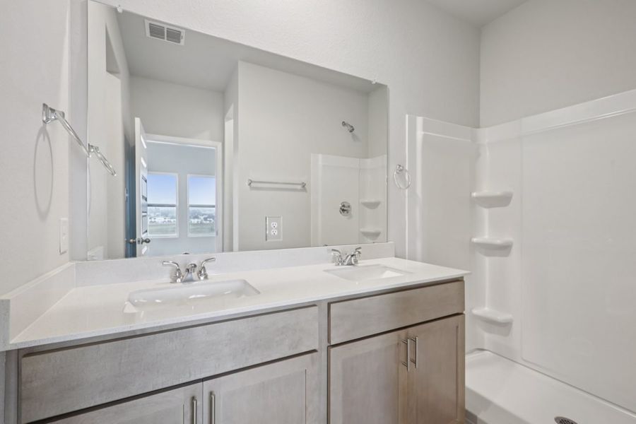 Furnished interior view inside a new home in Cloverleaf, Austin (Image 6).