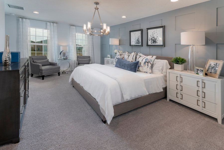 Representative furnished interior of a home built from the Wilshire by Risewell Homes in Trinity Lakes, Groveland (Image 4). Representative furnished interior of a home built from the Wilshire by Risewell Homes in Trinity Lakes, Groveland (Image 4).