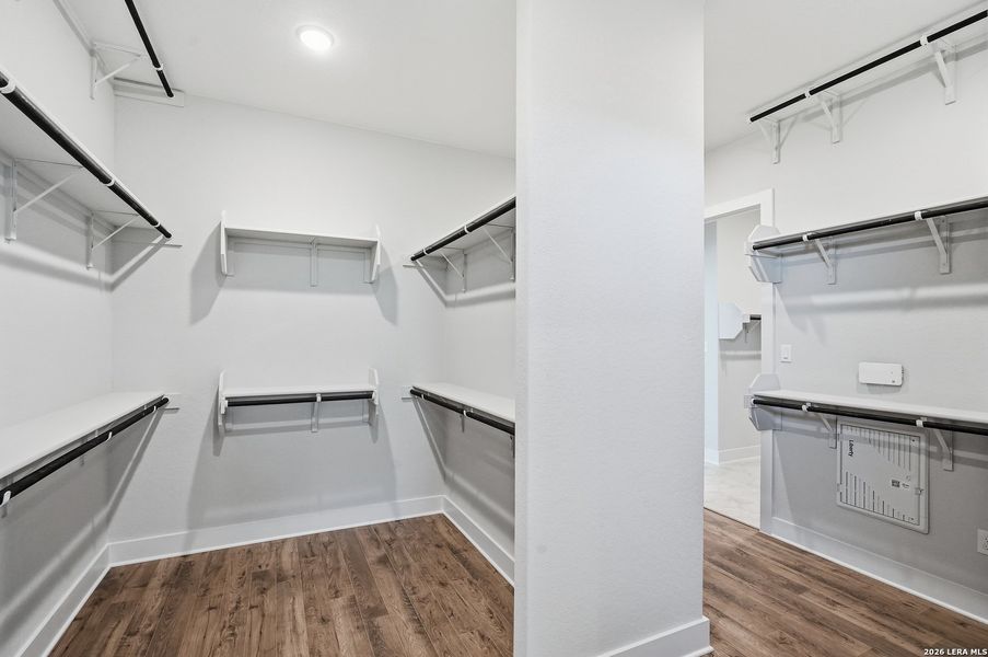 Furnished interior view inside a new home in Potranco Oaks, Castroville (Image 8).