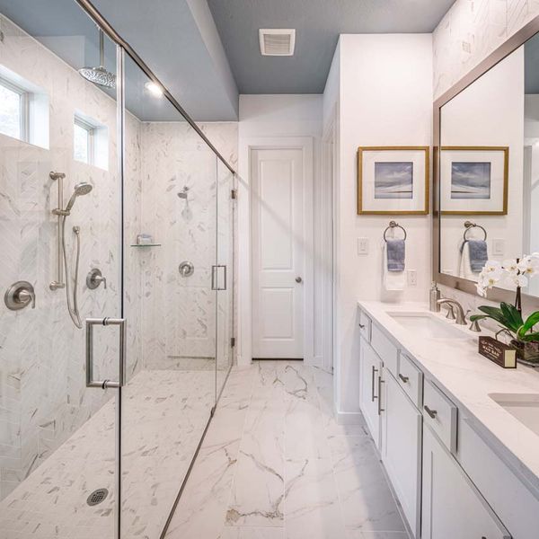 Representative Primary Bathroom - some options shown