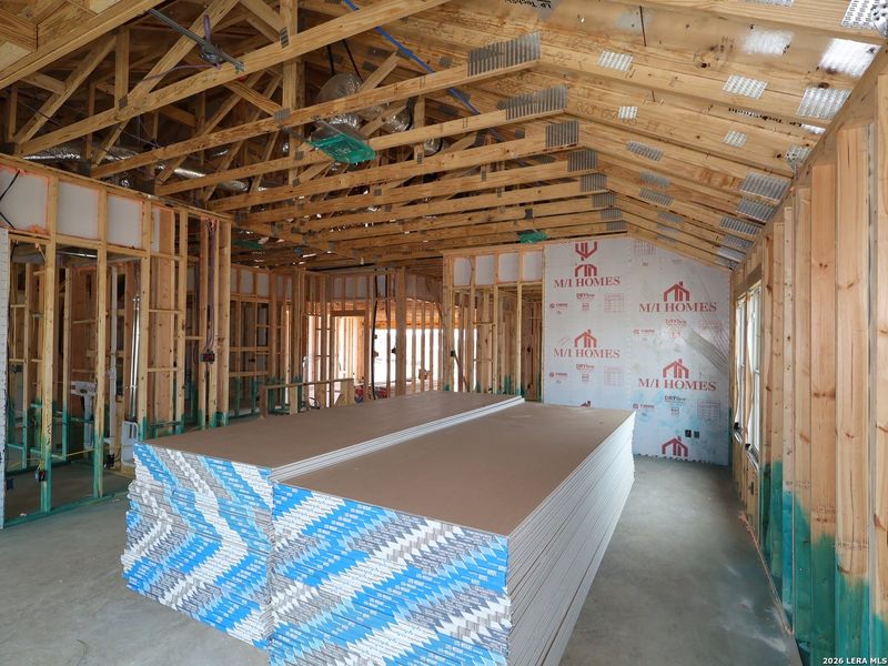 In-progress construction of a new home in Greenspoint Heights, Seguin, TX (Image 32). In-progress construction of a new home in Greenspoint Heights, Seguin, TX (Image 32).