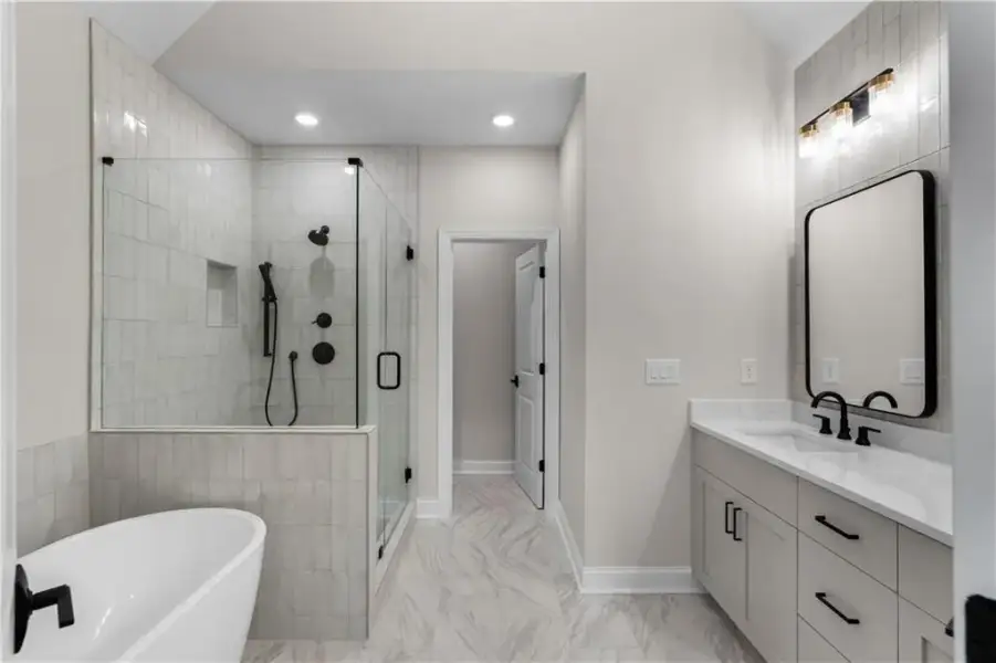 Furnished interior view inside a new home in Park Walke, Alpharetta (Image 13).