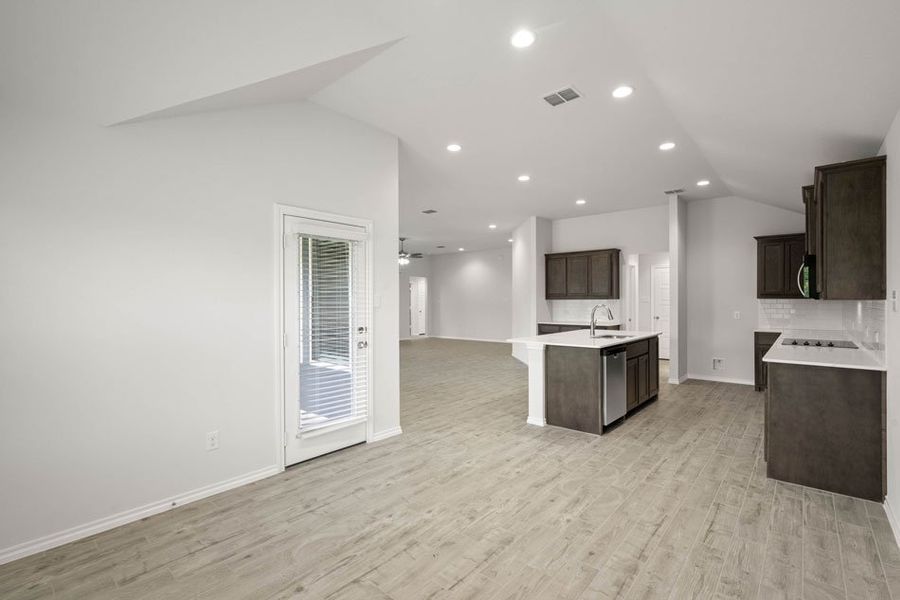 Front exterior of a new home in Mountain Valley, Burleson, TX, highlighting curb appeal (Image 15).
