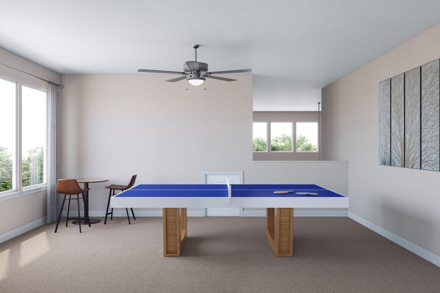 Furnished interior view inside a new home in Trillium, Richmond (Image 18).