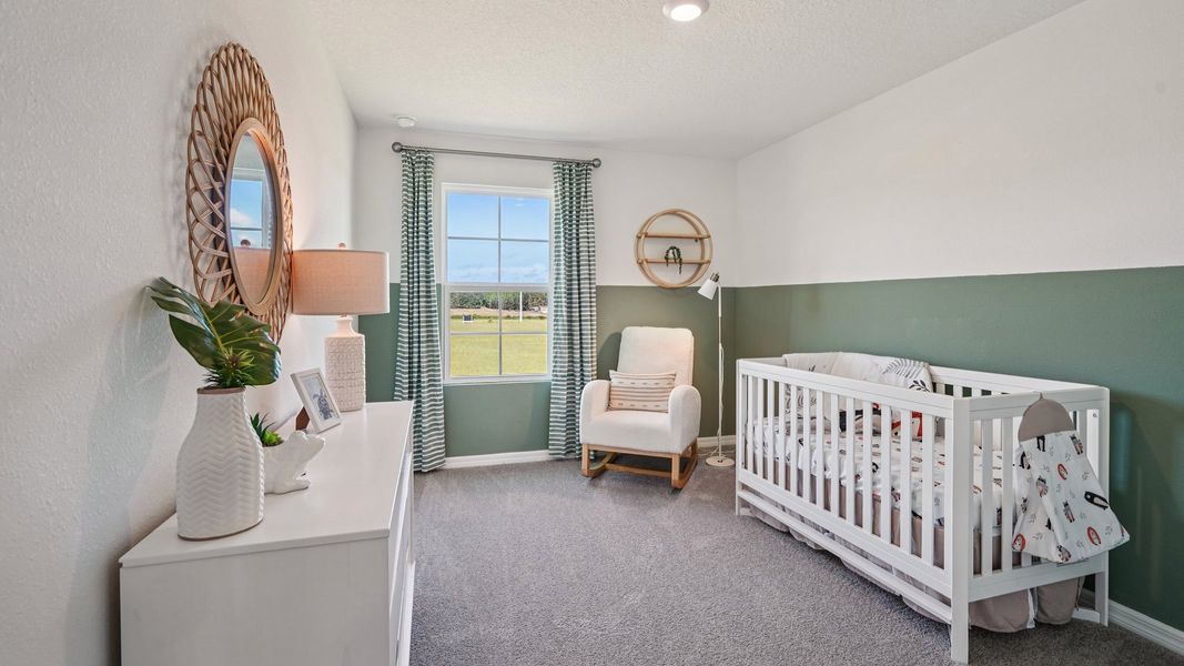 Furnished interior view inside a new home in Avalon Woods, Newberry (Image 20).