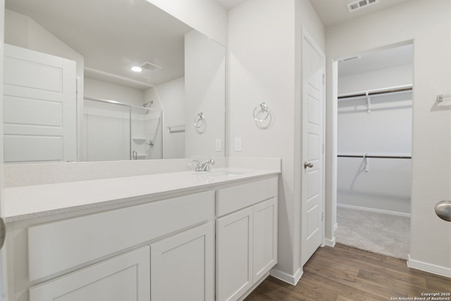 Furnished interior view inside a new home in Hunters Ranch, San Antonio (Image 16).