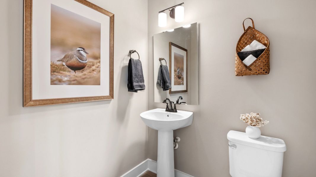 Furnished interior view inside a new home in Mulberry Estates, Simpsonville (Image 27).