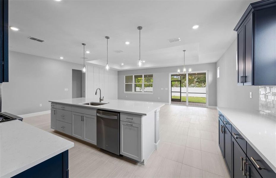 Furnished interior view inside a new home in Shores at Stillwater, Englewood (Image 9).
