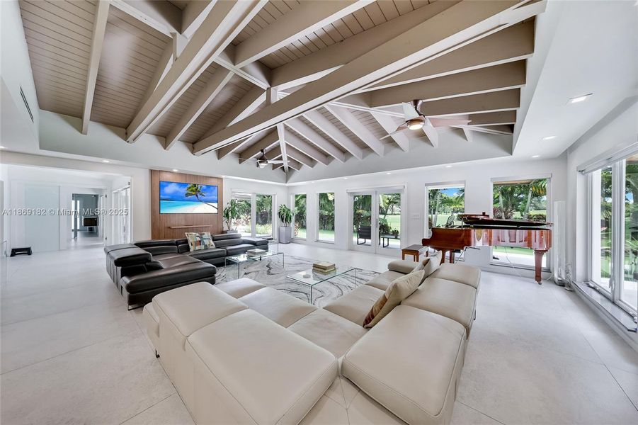 Furnished interior view inside a new home in , Coral Gables (Image 35).