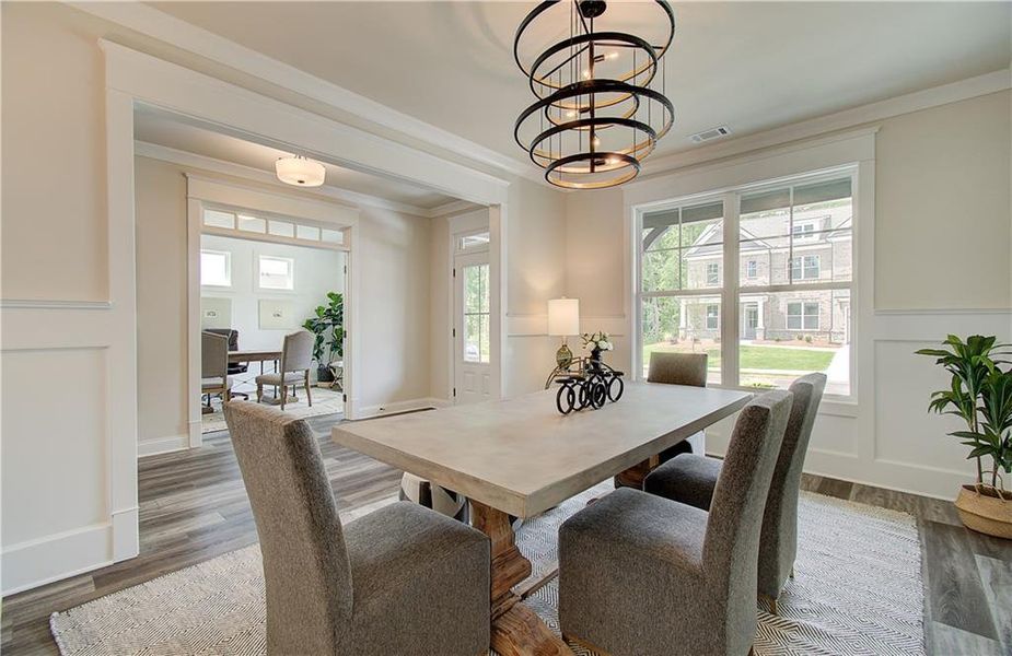 Furnished interior view inside a new home in , Hoschton (Image 7).