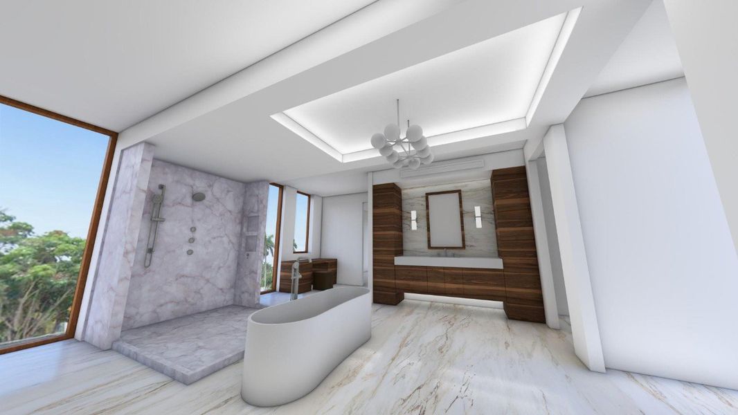 Master Bathroom Rendering