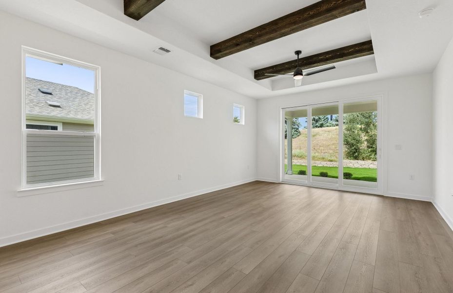 Spacious, unfurnished interior of a new home in Sun City Texas, Georgetown (Image 26). Spacious, unfurnished interior of a new home in Sun City Texas, Georgetown (Image 26).