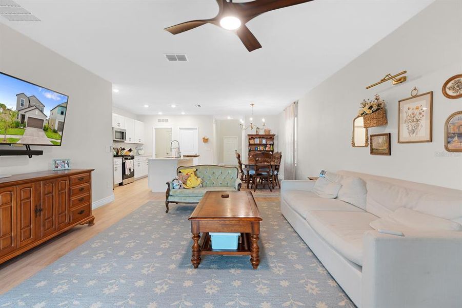 Furnished interior view inside a new home in , Land O' Lakes (Image 19). Furnished interior view inside a new home in , Land O' Lakes (Image 19).