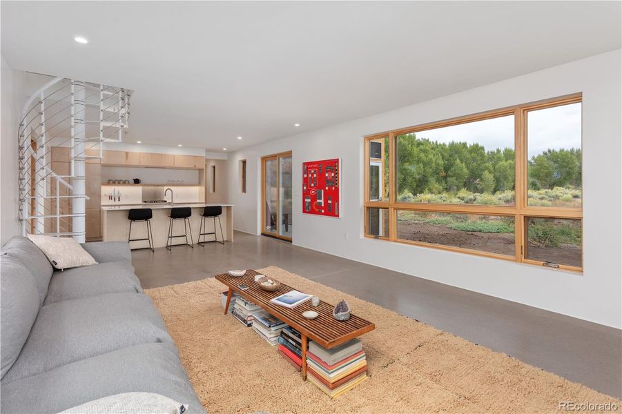 Furnished interior view inside a new home in , Crestone (Image 33).