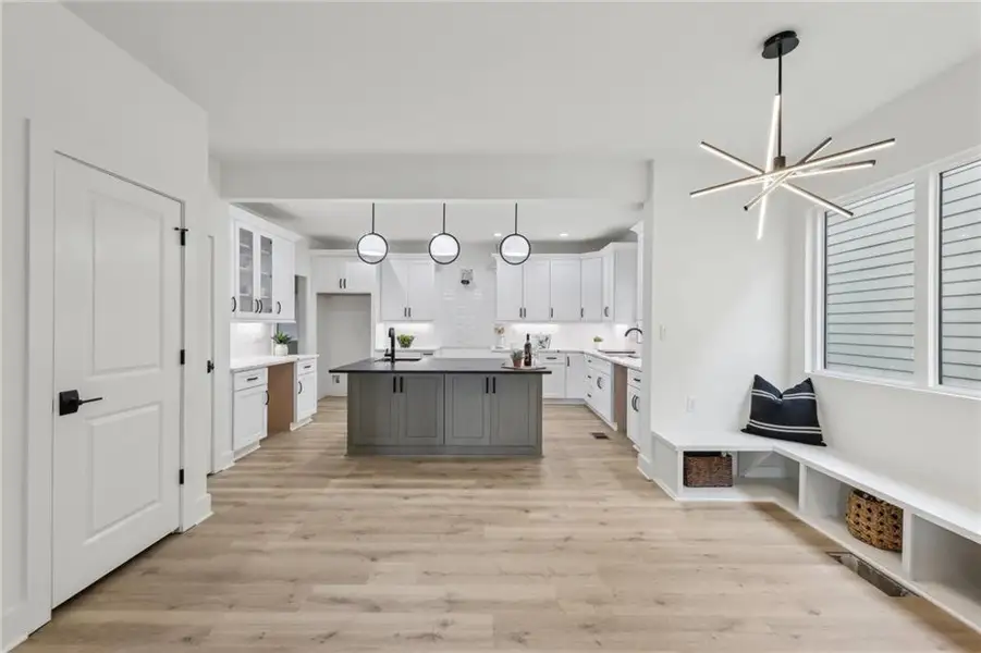 Furnished interior view inside a new home in , Atlanta (Image 4).