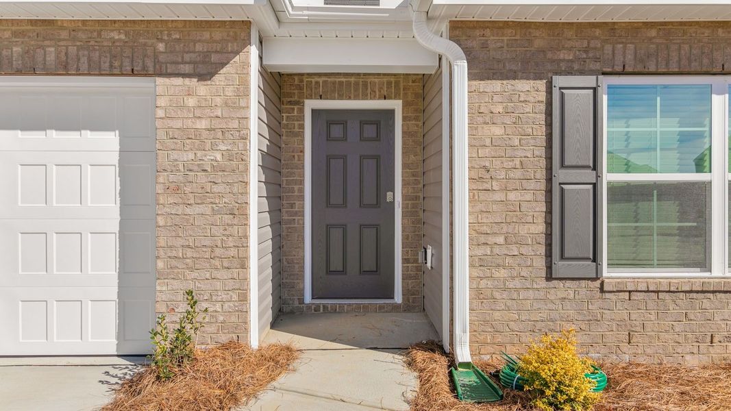 Exterior details and patio area of a home in Waverly Place, Linwood (Image 2). Exterior details and patio area of a home in Waverly Place, Linwood (Image 2).