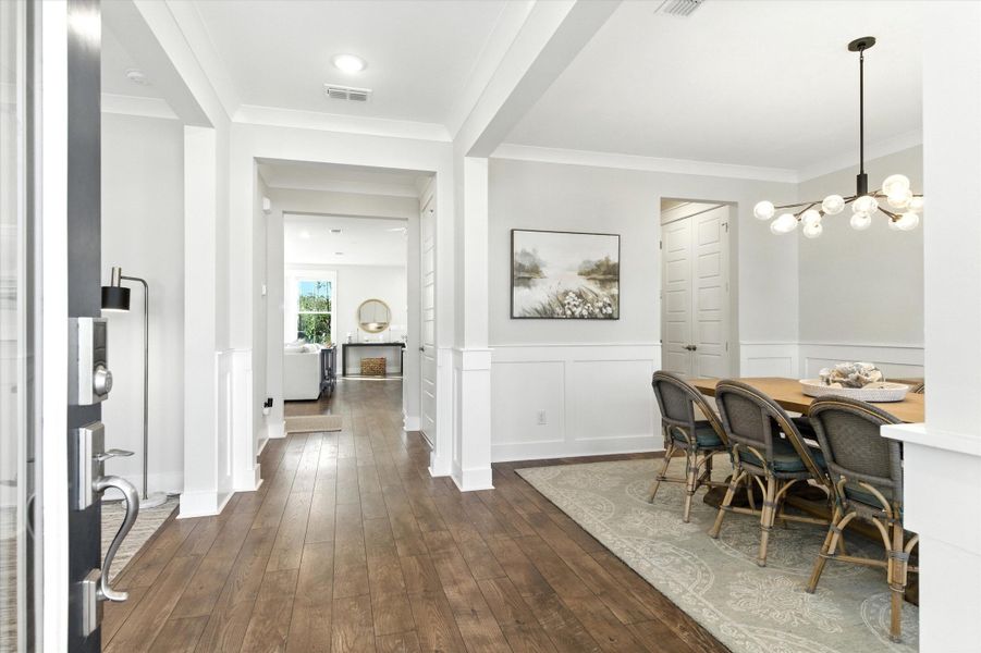 Furnished interior view inside a new home in , Mount Pleasant (Image 15).