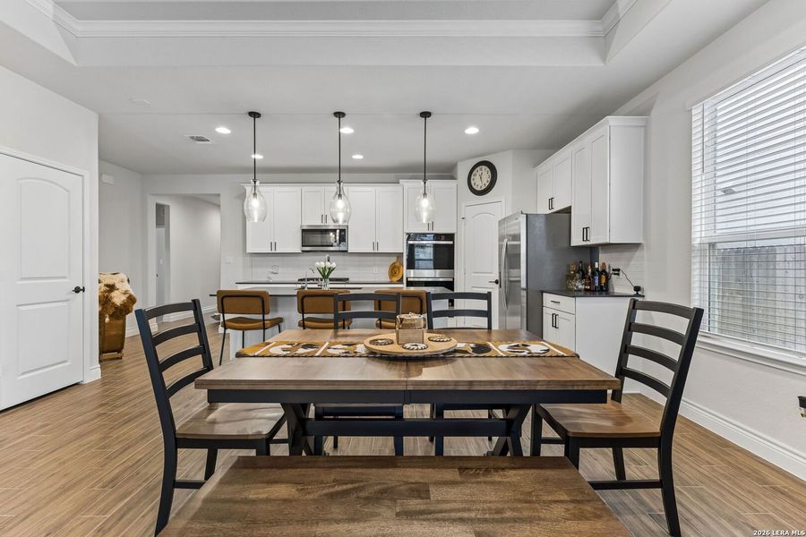 Furnished interior view inside a new home in Sendero at Veramendi, New Braunfels (Image 16).