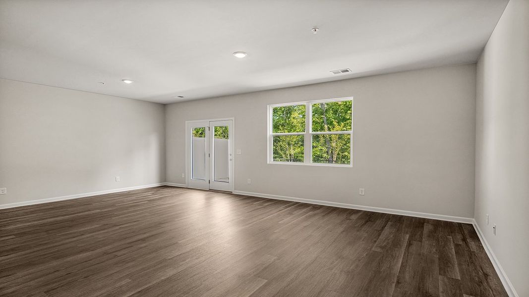 Spacious, unfurnished interior of a new home in Echo Glen, Stockbridge (Image 18). Spacious, unfurnished interior of a new home in Echo Glen, Stockbridge (Image 18).