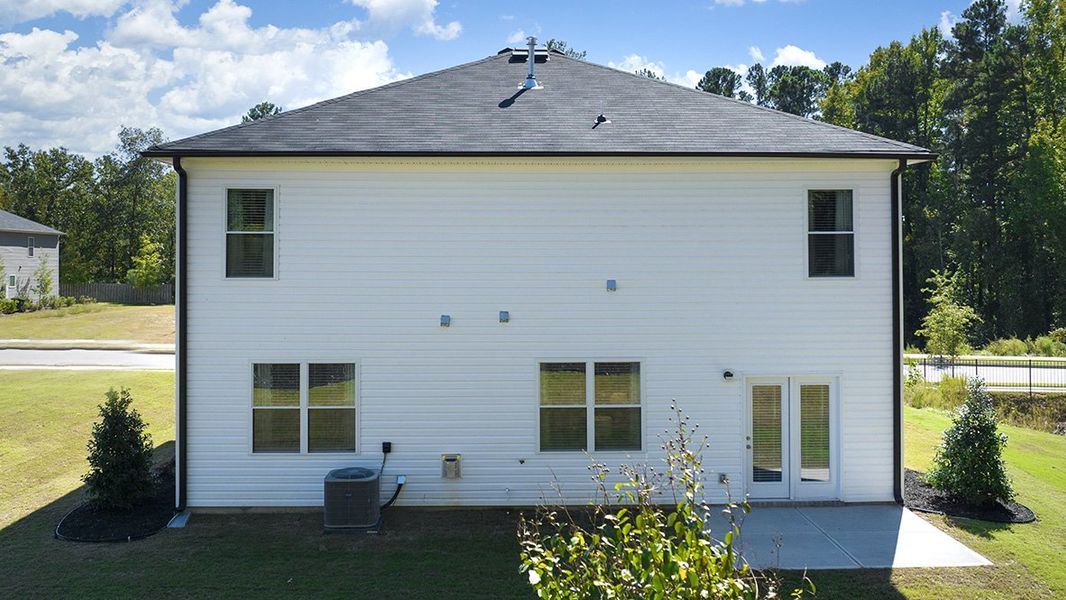 Representative exterior photo of a completed home built from the Elle by D.R. Horton in Highland Hills, Graniteville, SC (Image 22). Representative exterior photo of a completed home built from the Elle by D.R. Horton in Highland Hills, Graniteville, SC (Image 22).