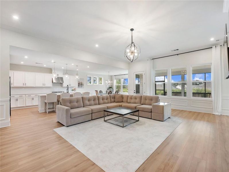 Furnished interior view inside a new home in , Hoschton (Image 15). Furnished interior view inside a new home in , Hoschton (Image 15).