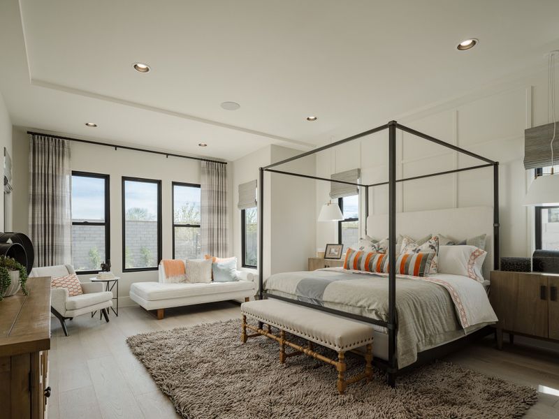 Representative furnished interior of a home built from the Plan 6002 by Camelot Homes in Stone Crest, Gilbert (Image 50).