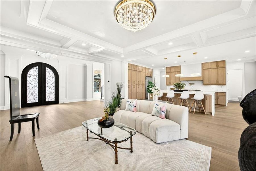 Furnished interior view inside a new home in , Buford (Image 11). Furnished interior view inside a new home in , Buford (Image 11).