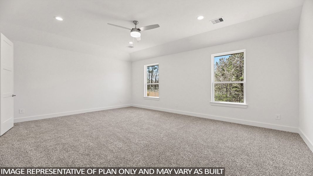 Representative unfurnished interior of a home built from the Emerald by D.R. Horton in Mill Creek Estates, Magnolia (Image 26). Representative unfurnished interior of a home built from the Emerald by D.R. Horton in Mill Creek Estates, Magnolia (Image 26).