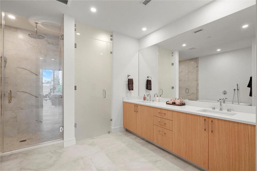 Furnished interior view inside a new home in The Dillon Buckhead, Atlanta (Image 48).