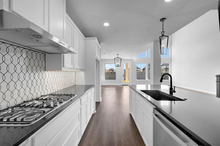 Furnished interior view inside a new home in Treeline, Justin (Image 7).