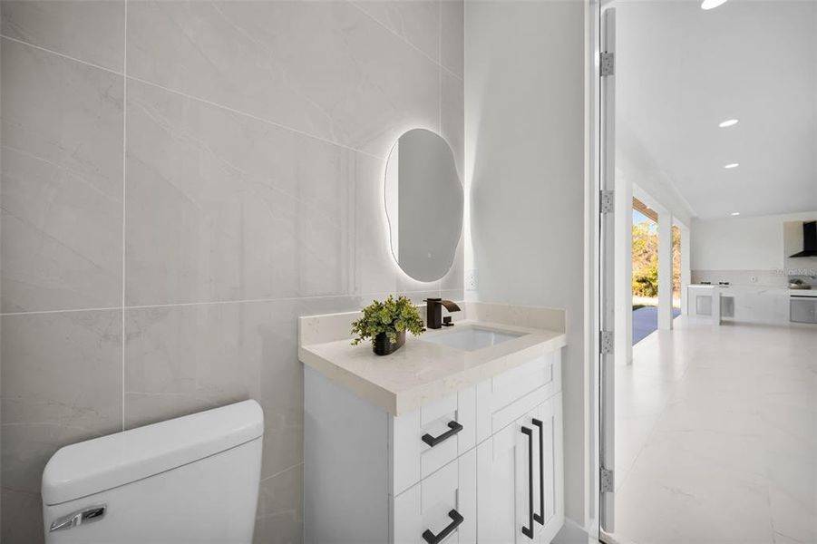 Furnished interior view inside a new home in , Punta Gorda (Image 12).