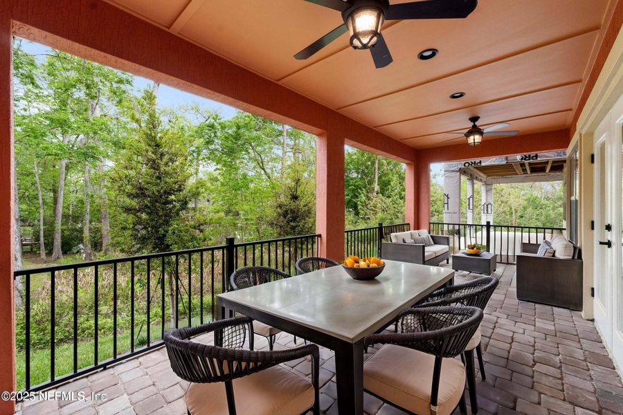 Furnished interior view inside a new home in , Jacksonville (Image 6).