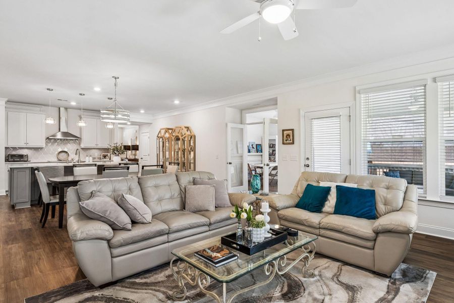 Furnished interior view inside a new home in , Huger (Image 32).