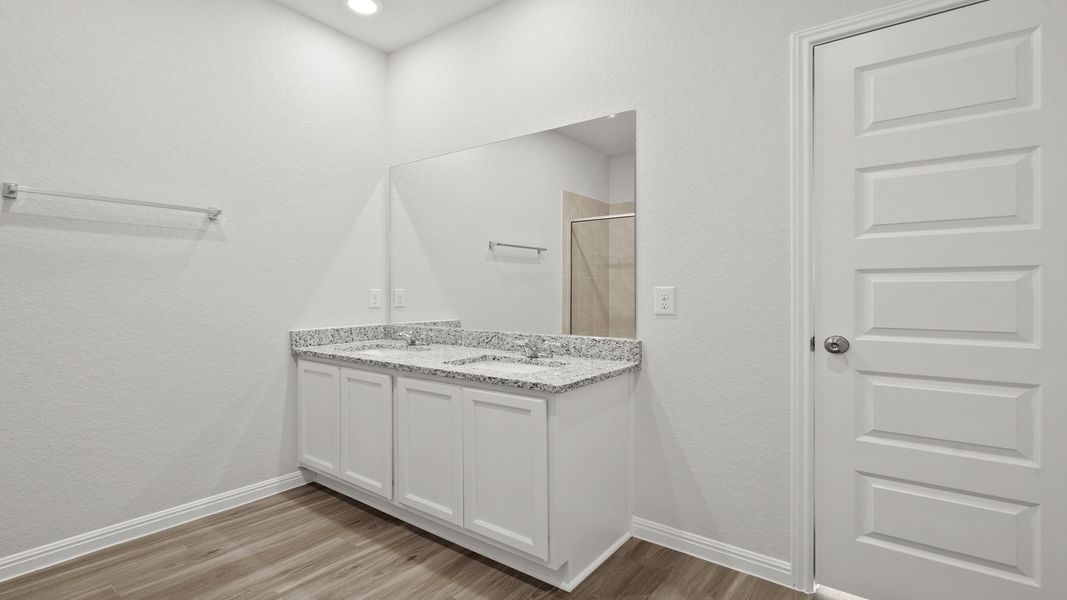 Furnished interior view inside a new home in Melissa Ranch, San Antonio (Image 9).