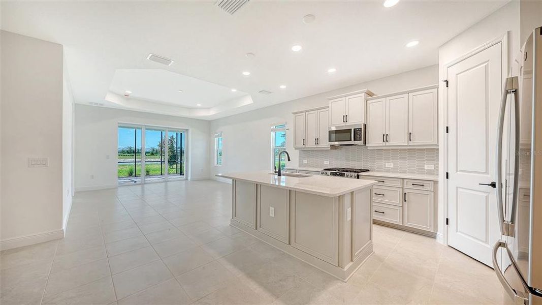 Furnished interior view inside a new home in Palmera, Venice (Image 6).