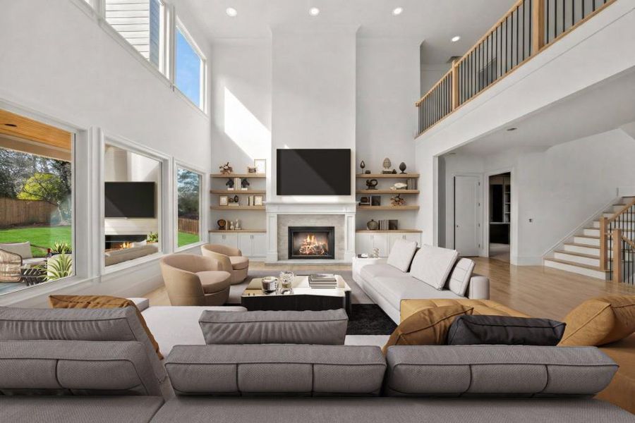 Furnished interior view inside a new home in , Marietta (Image 4).