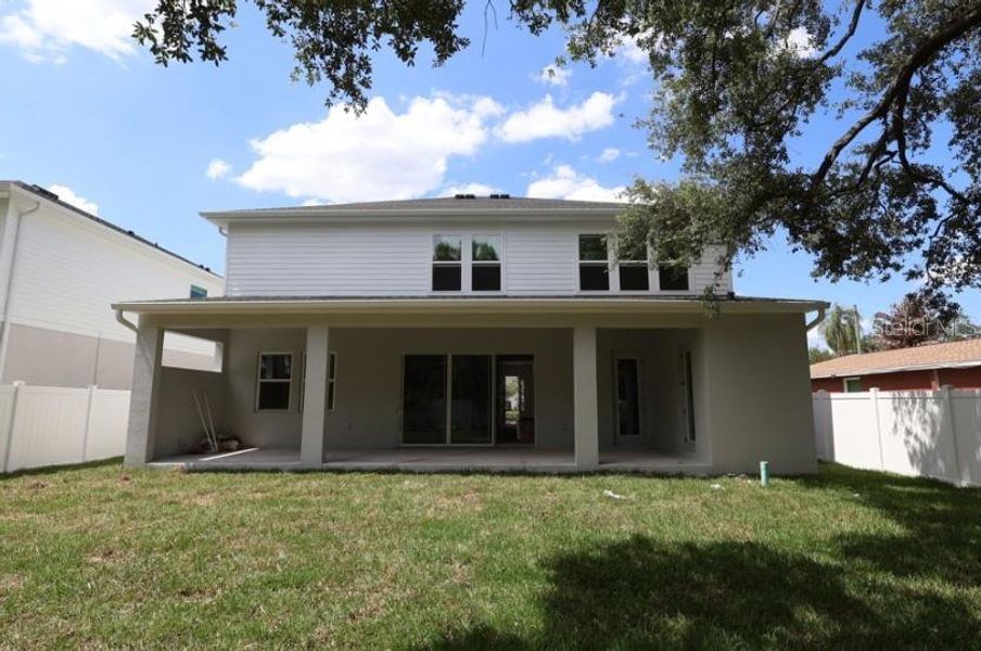 Exterior details and patio area of a home in , Tampa (Image 3). Exterior details and patio area of a home in , Tampa (Image 3).