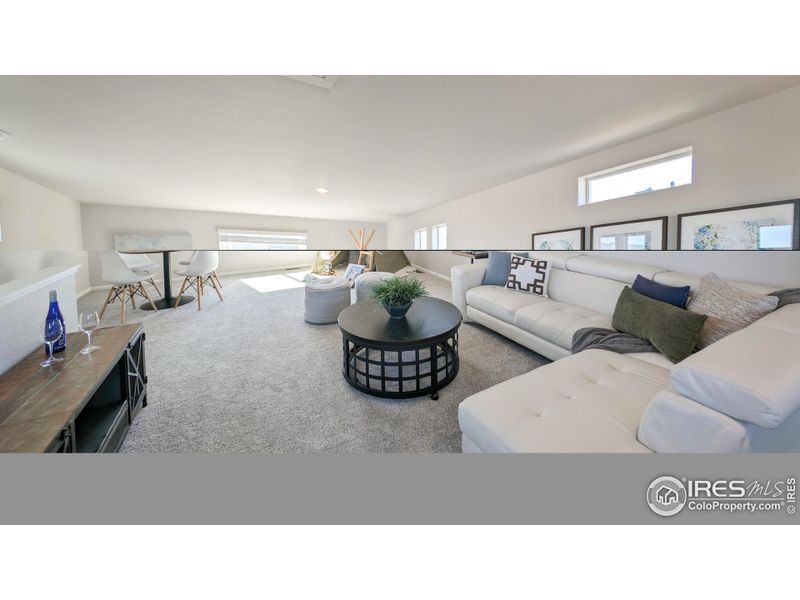 Furnished interior view inside a new home in Thompson River Ranch, Johnstown (Image 21). Furnished interior view inside a new home in Thompson River Ranch, Johnstown (Image 21).
