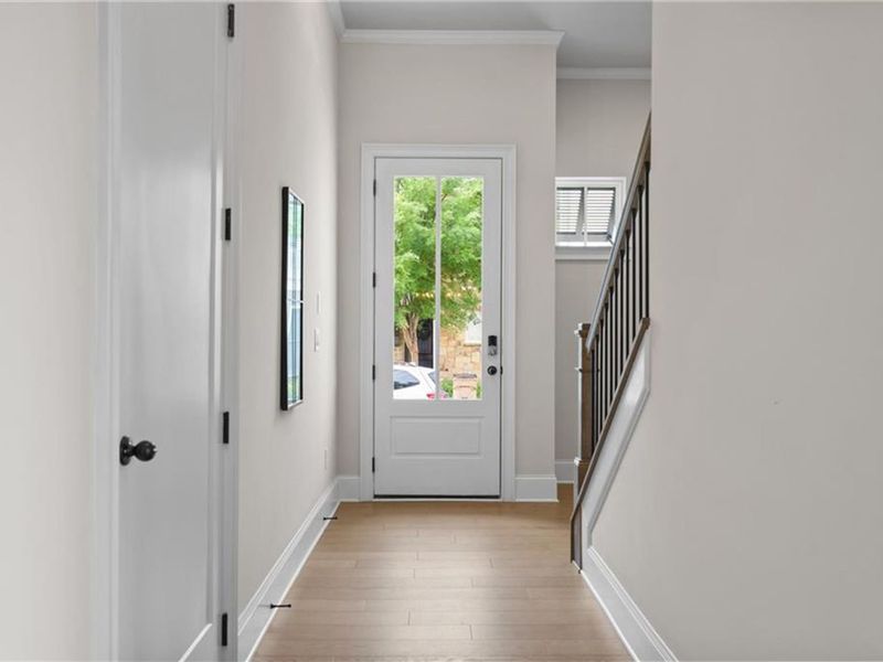 Spacious, unfurnished interior of a new home in The Village at Towne Lake, Woodstock (Image 78).