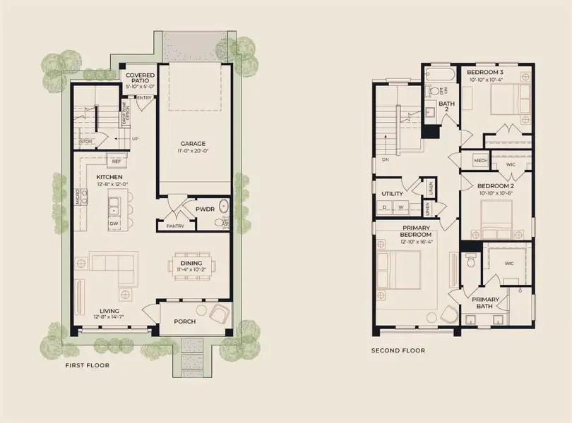2D floor plan layout of this home in , Austin, TX (Image 3). 2D floor plan layout of this home in , Austin, TX (Image 3).