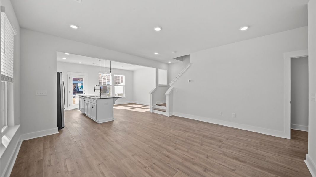 Furnished interior view inside a new home in Gresham Station, Simpsonville (Image 7).