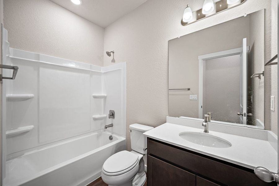 Furnished interior view inside a new home in Ridge at Lorson Ranch, Colorado Springs (Image 16).
