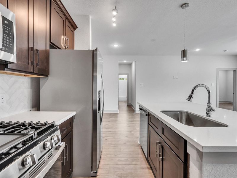 Furnished interior view inside a new home in , Houston (Image 15). Furnished interior view inside a new home in , Houston (Image 15).