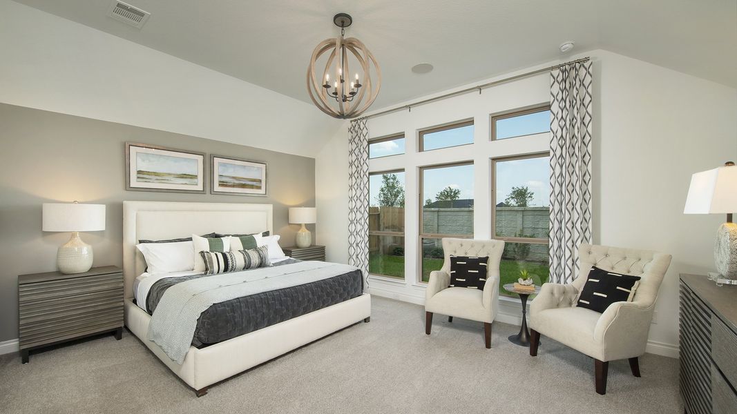 Furnished interior view inside a new home in Meadows of Mill Creek, Seguin (Image 62).